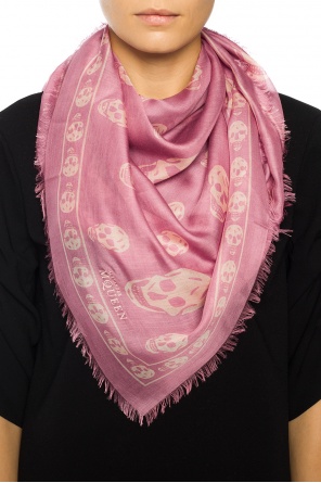 Skull motif scarf, zdjęcie 2 Skull motif scarf od Alexander McQueen